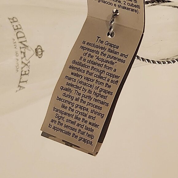 Alexander Aqua di Vita Grappa Airplane Bottle with Stopper - Picture 10 of 10